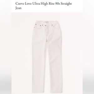 White Abercrombie Jeans